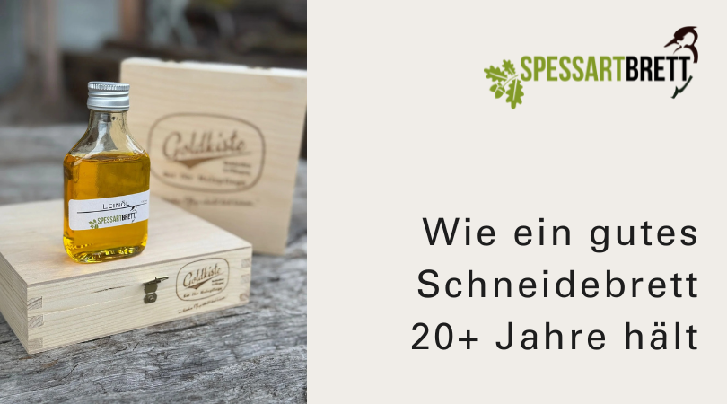 Wie ein gutes Schneidebrett 20+ Jahre hält