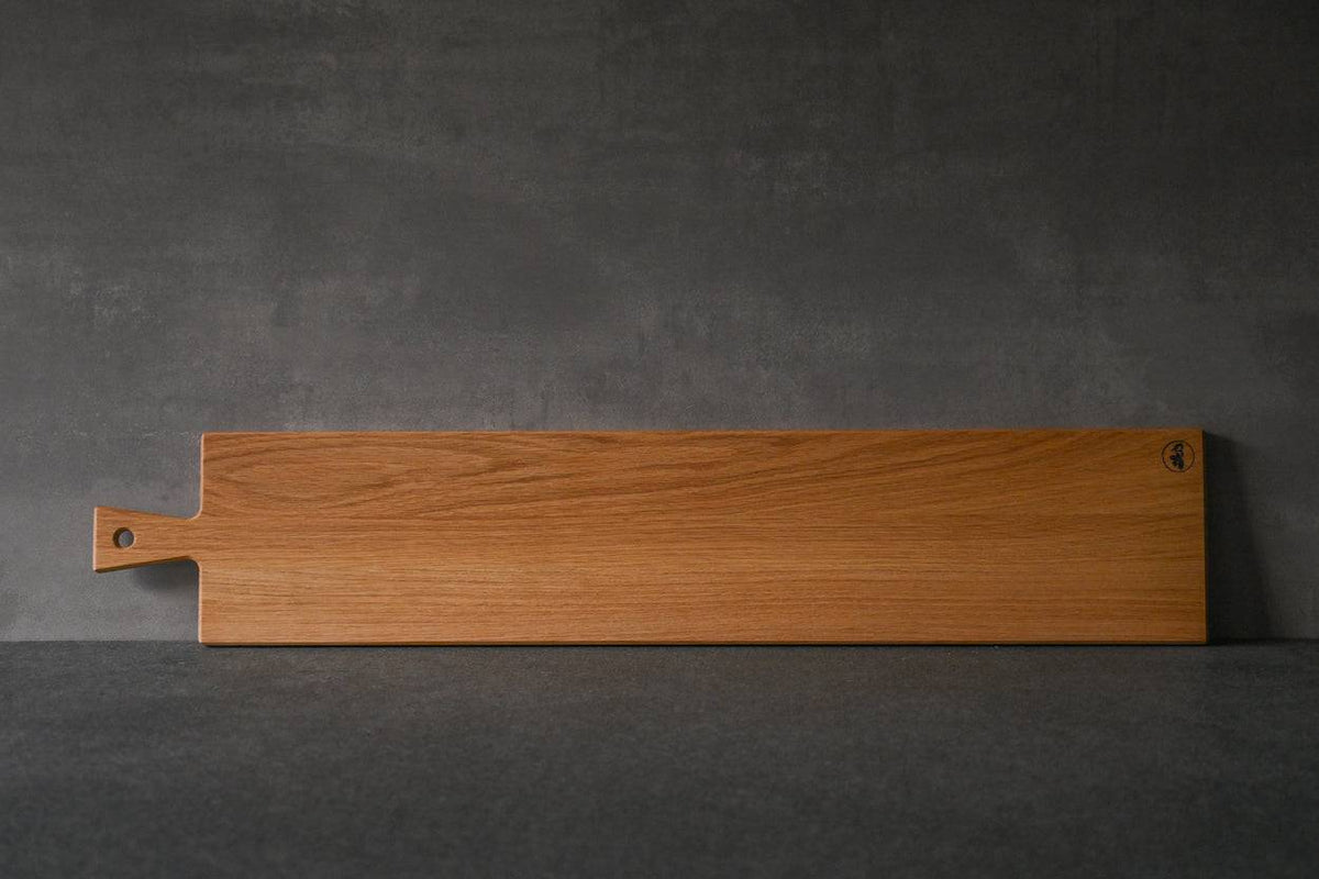 100 cm langes Servierbrett aus Eichenholz