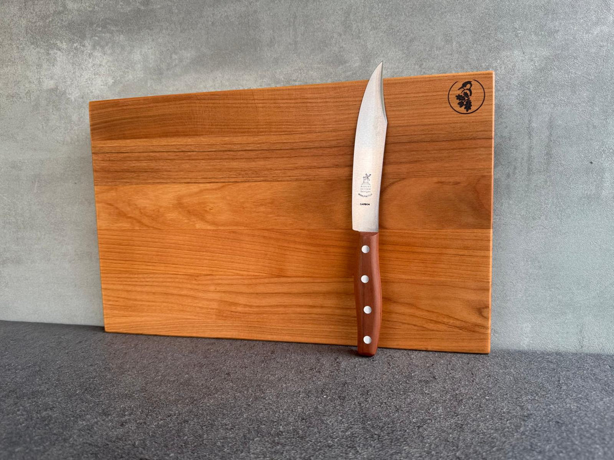 Holzbrett mit gerader Kante - Kirschbaum 2,6 cm dick - Spessartbrett
