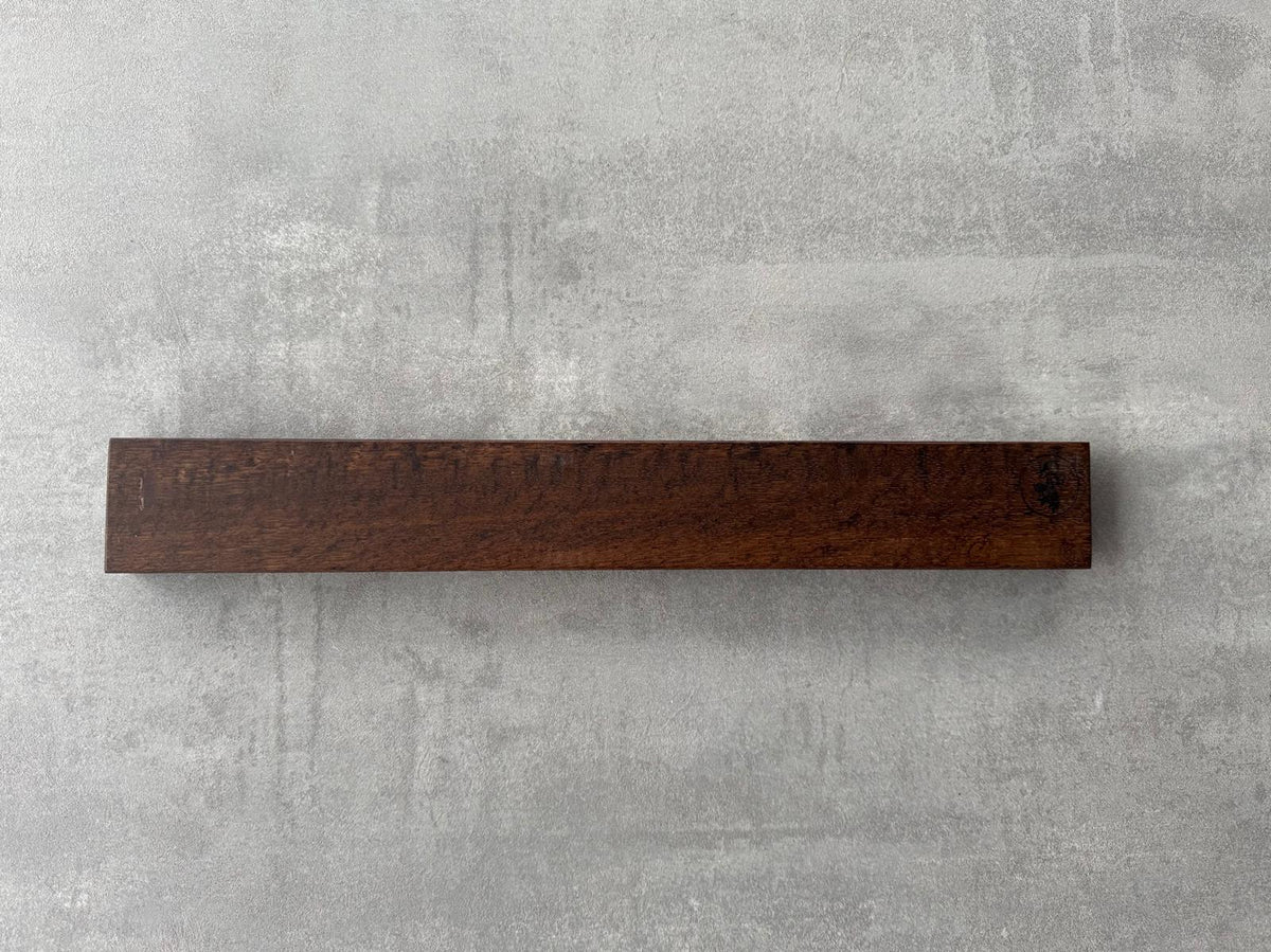 Magnetische Messerleiste Räuchereiche Wandmontage - 7 Messer - Spessartbrett