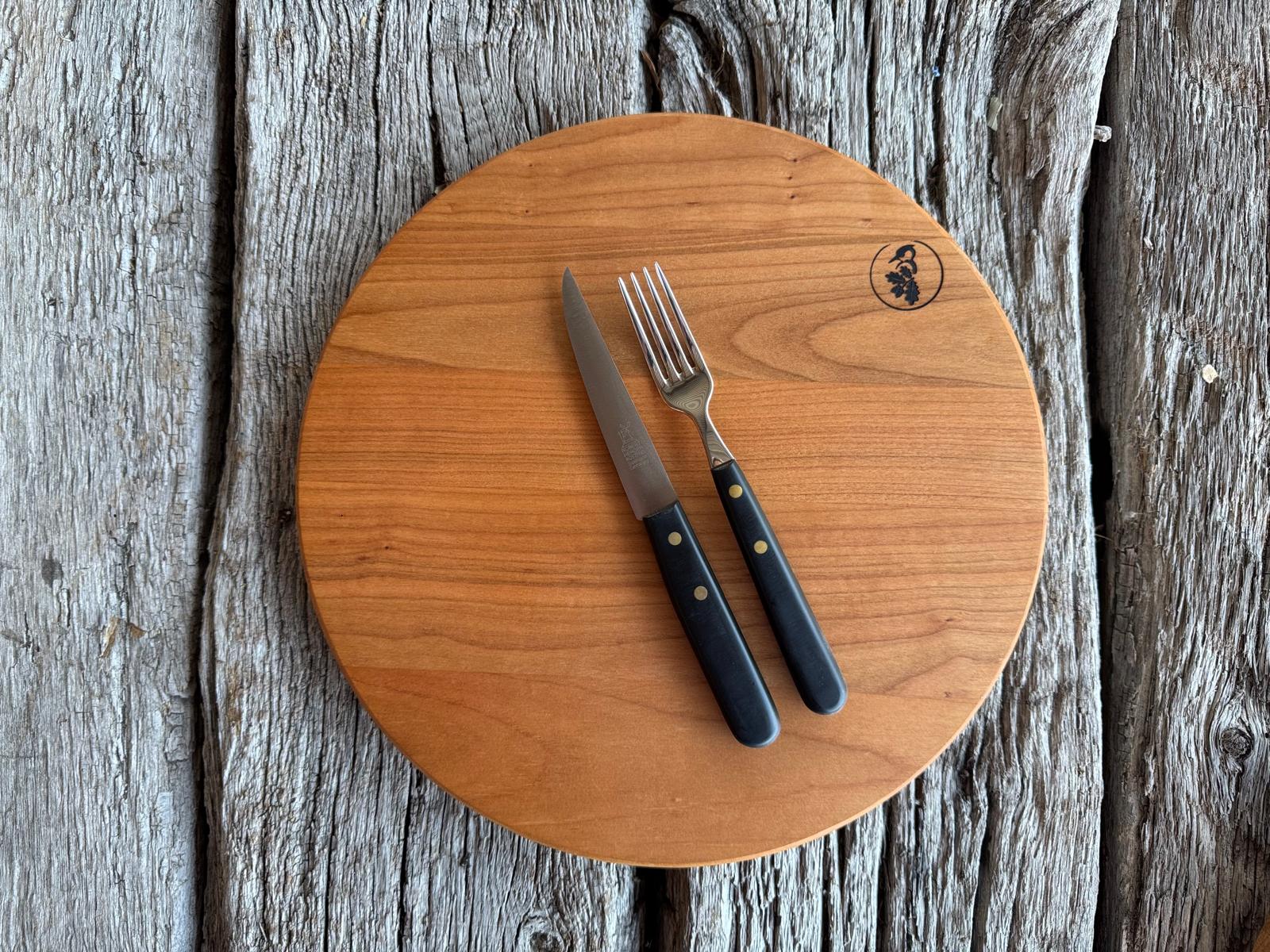 Rundes Schneidebrett / Pizzabrett 31 cm
