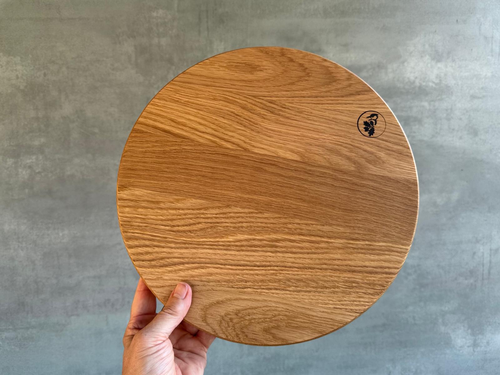 Rundes Schneidebrett / Pizzabrett 31 cm