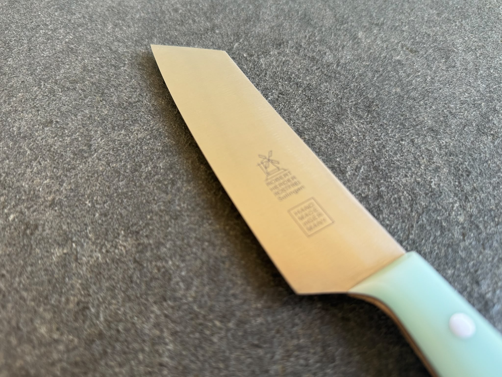 Klinge von Barmesser im Detail