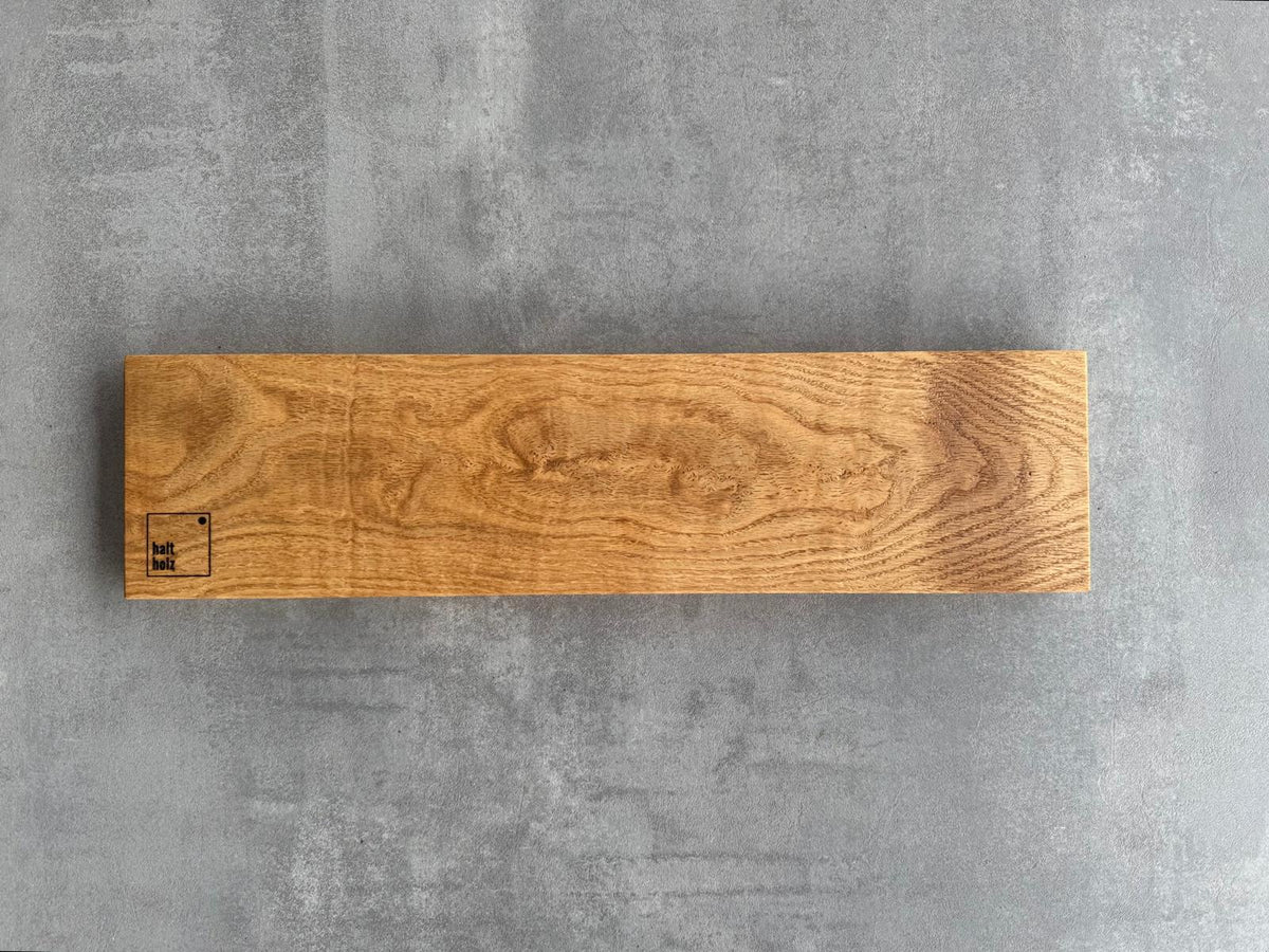 Massiver Messerhalter aus Holz für 6 Kochmesser