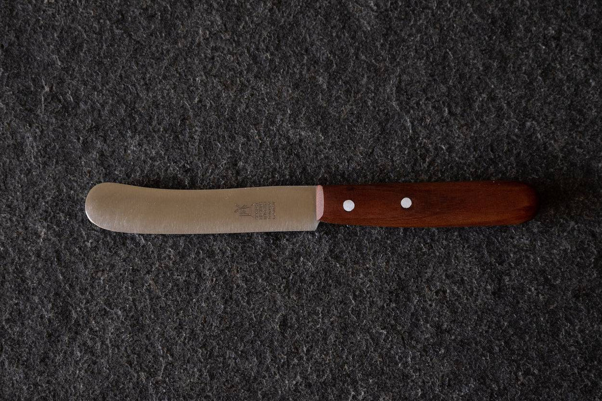 kleines Buckels Beilegemesser für Amuse Gueule mit Griff aus Pflaume