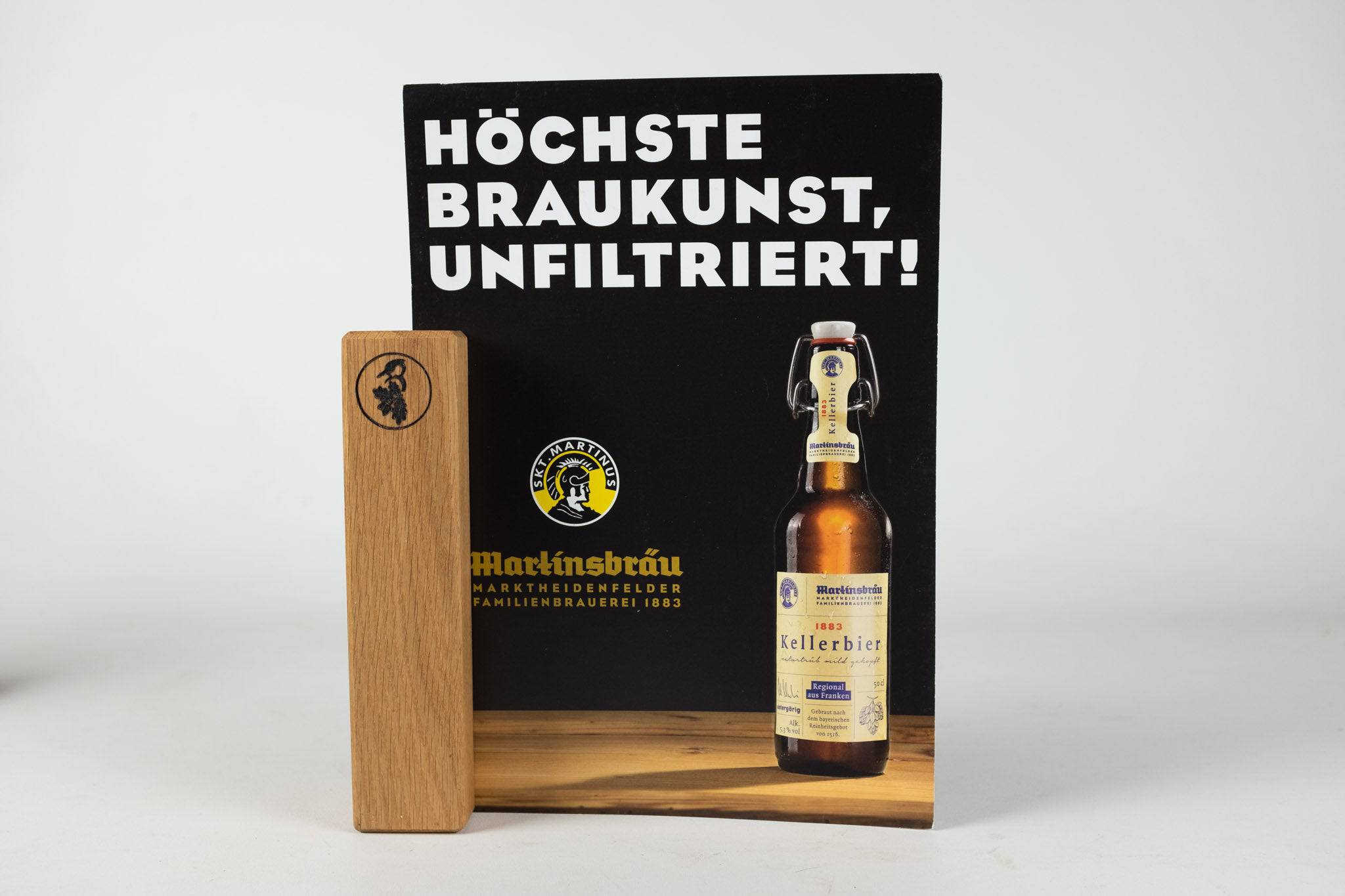 Kartenhalter Holz groß Eiche Altengronau - Spessartbrett