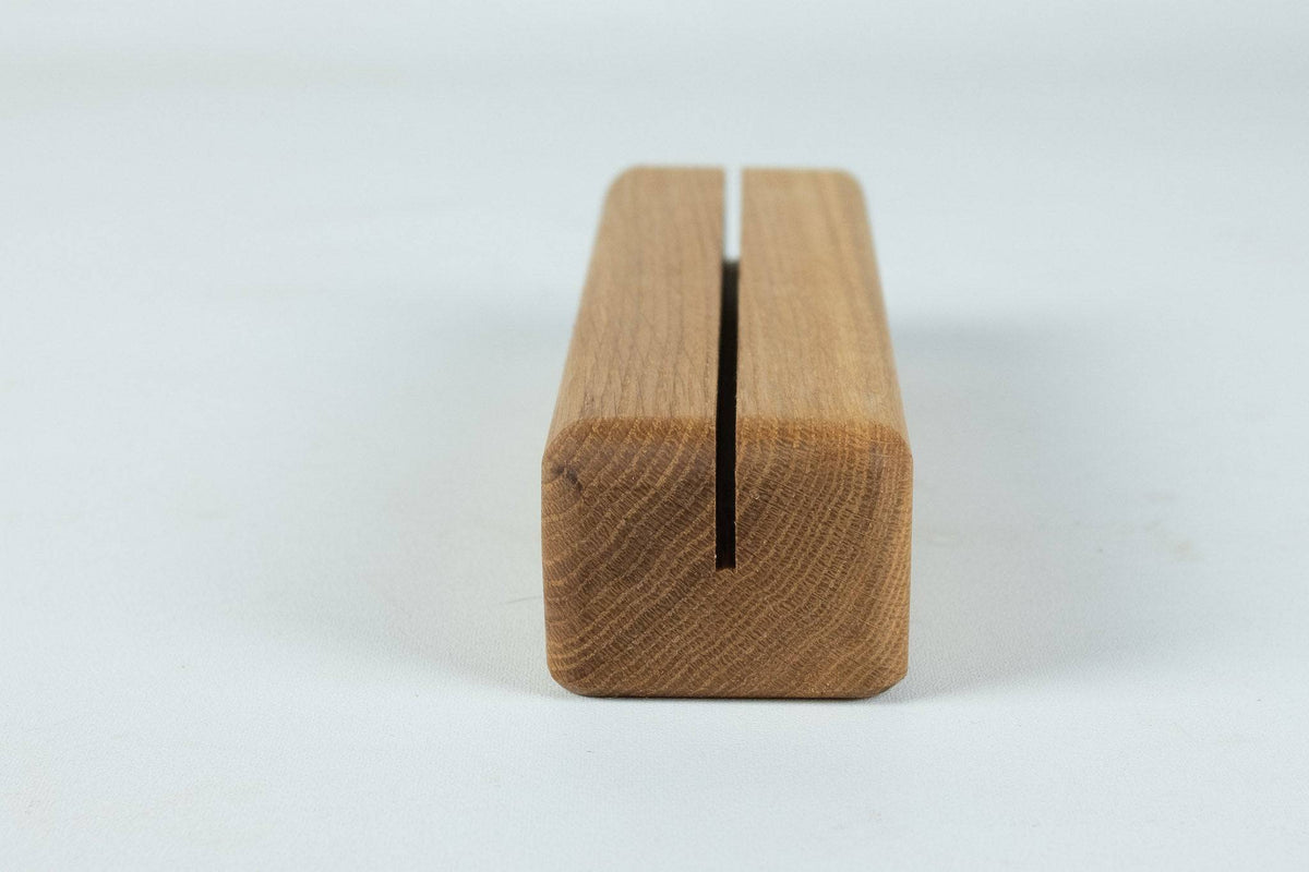 Speisekartenhalter Holz Eiche massiv